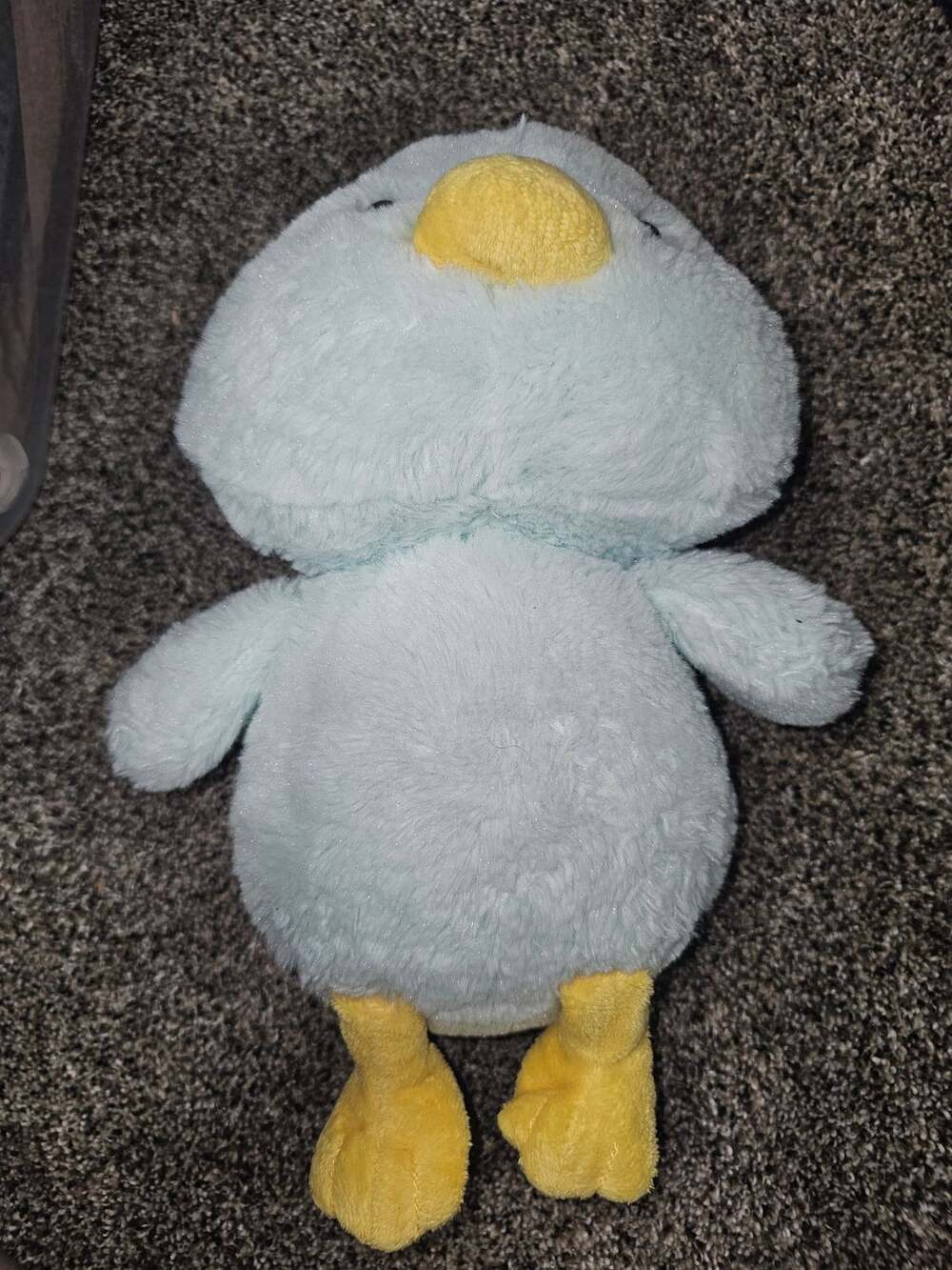 Ganz Blue Duck Stuffed Animal Plush Yellow Beak Feet Soft Toy